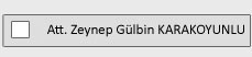 Av.Zeynep Gülbin KARAKOYUNLU